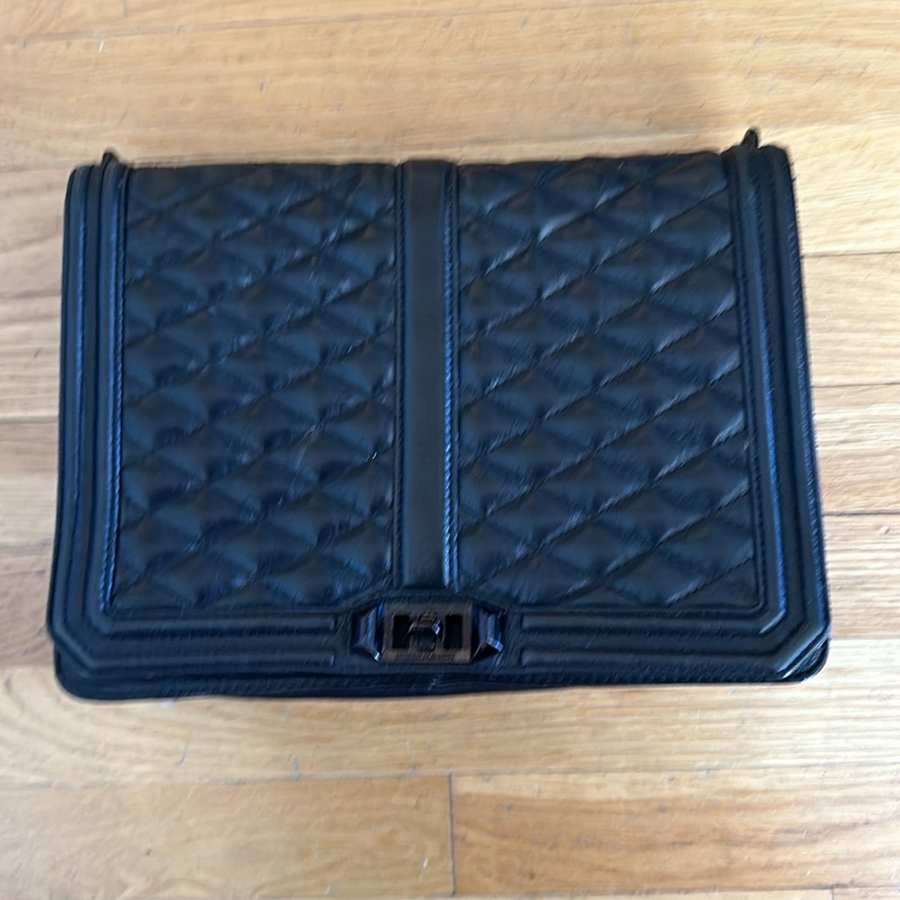 Jumbo black Rebecca Minkoff Love ❤️ handbag